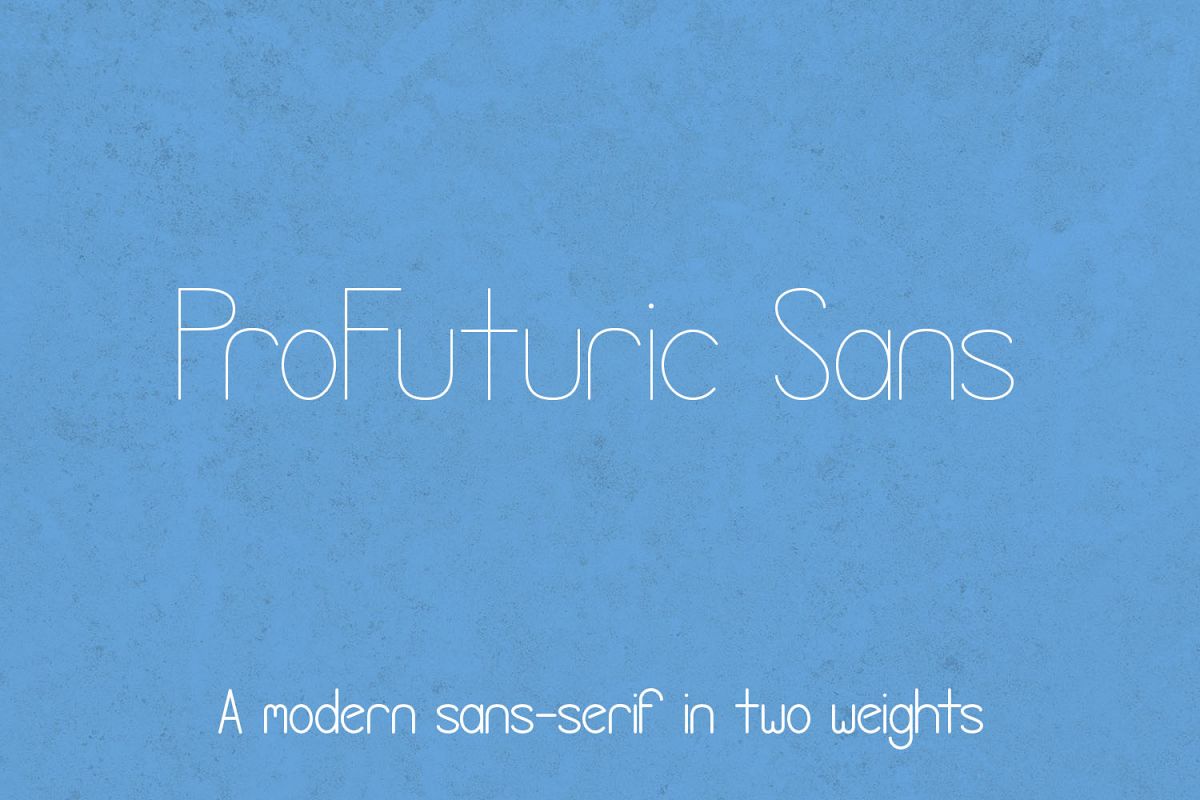 ProFuturic Sans example image 1