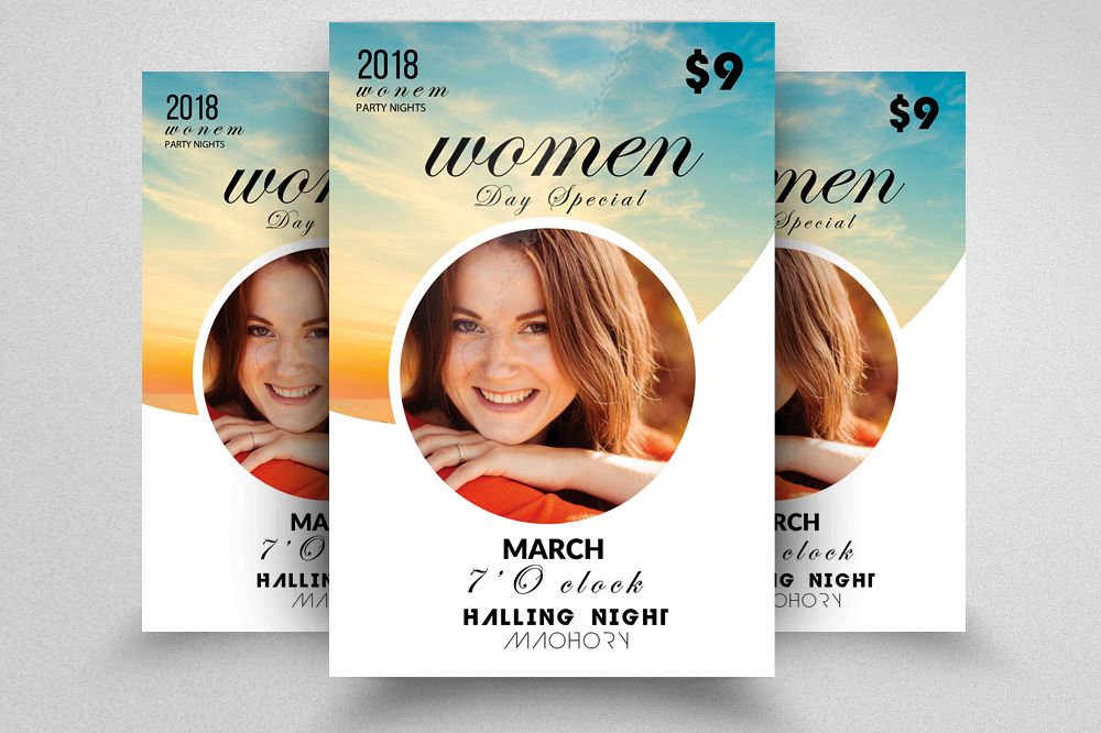 Women's Day Flyer example image 1