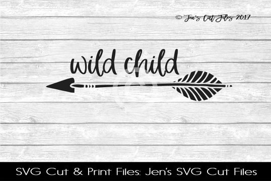 Wild Child SVG Cut File example image 1