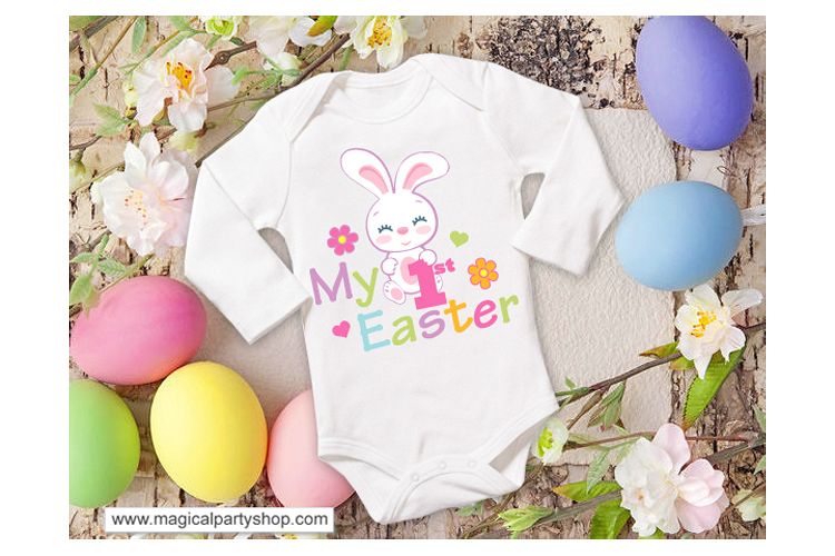 Easter Bunny SVG Cut File example image 1