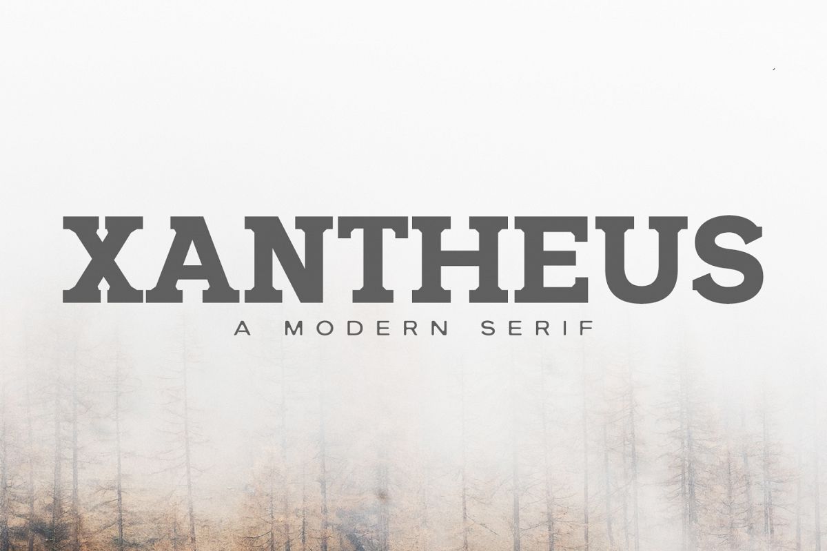 Xantheus Serif Font Family example image 1