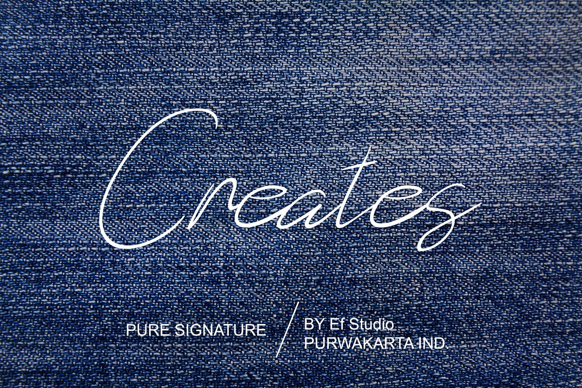 Creates - Pure Signature example image 1