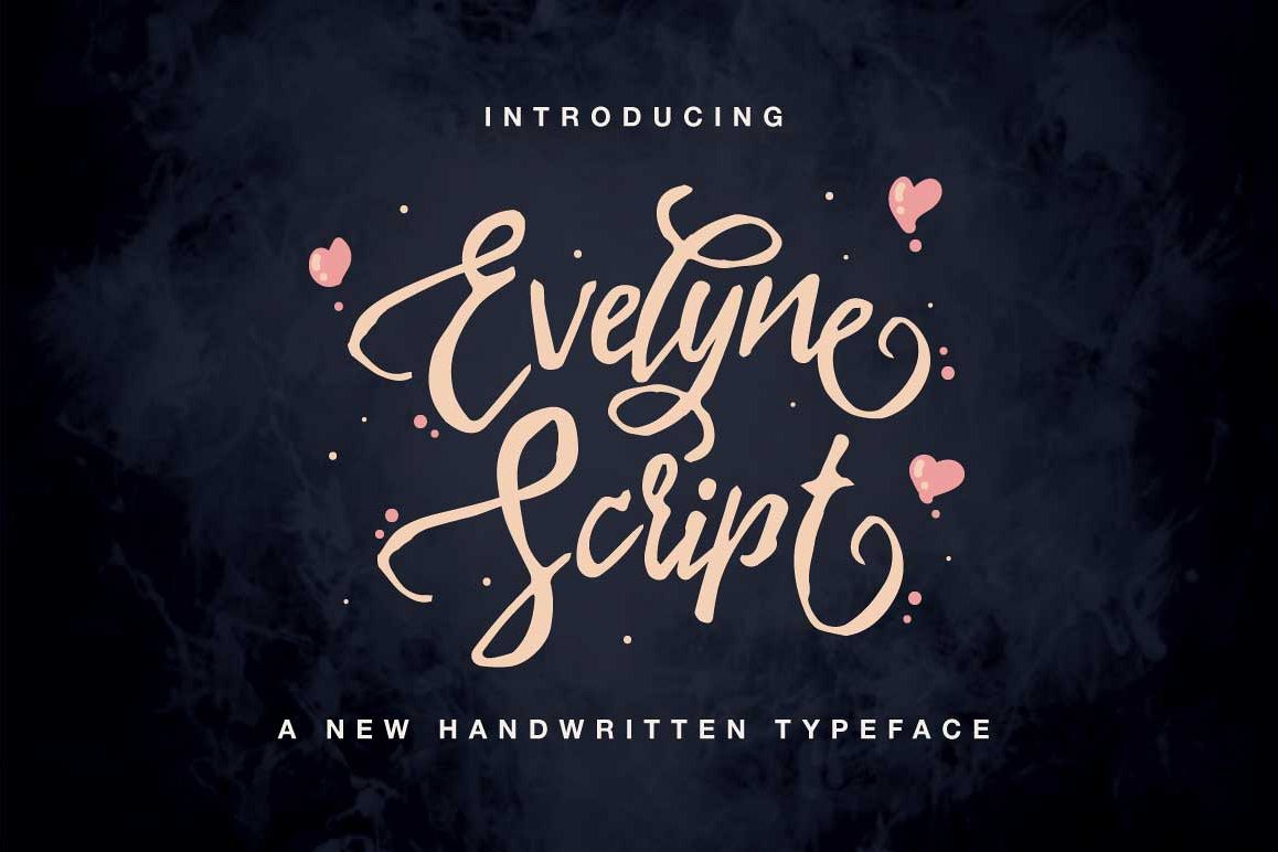 Evelyne Script example image 1