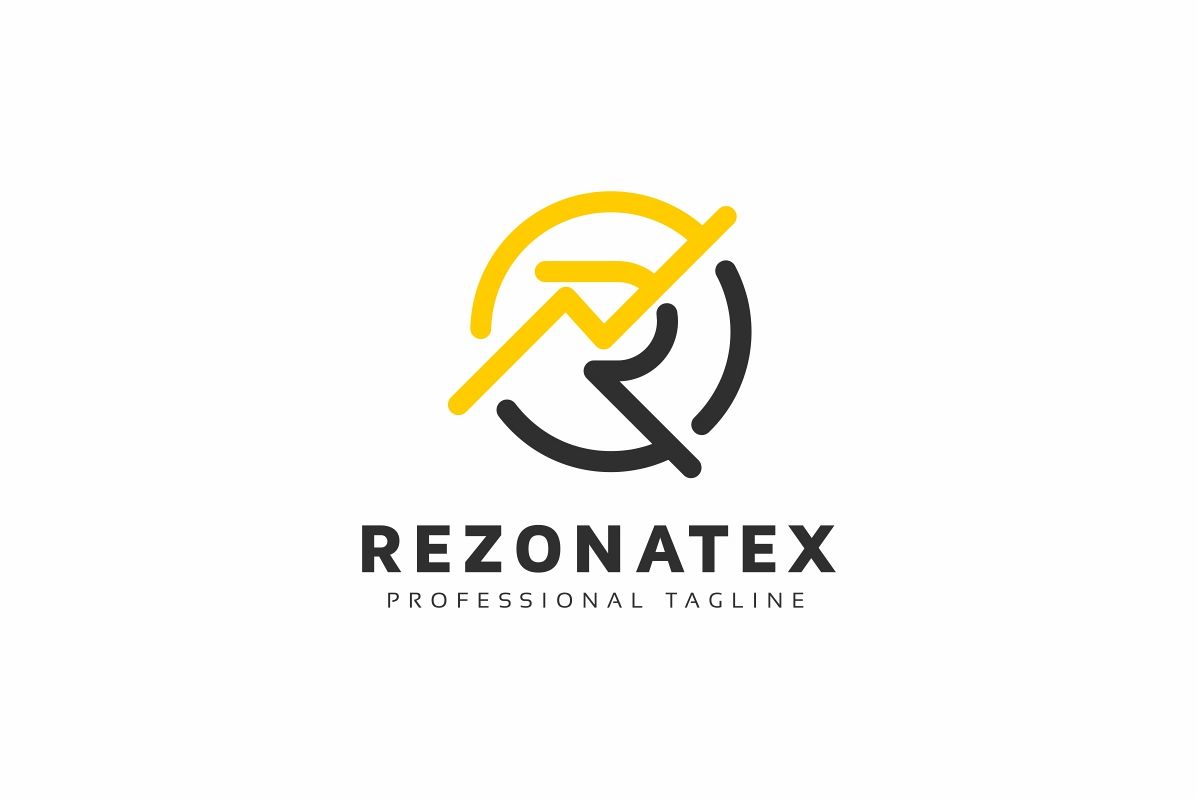 Rezonatex R Letter Logo example image 1