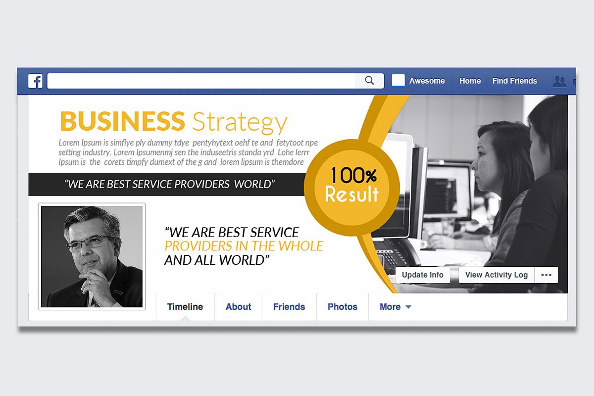 Business Facebook Timelines 07 example image 1