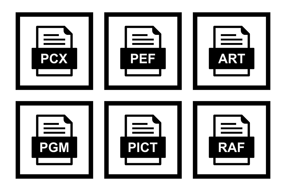 Set Of File Formats Icons example image 1