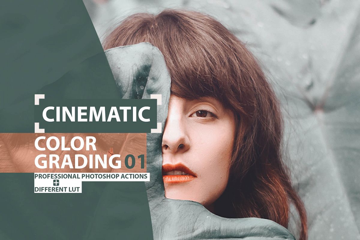 Cinematic Color Grading 01 Premium photoshop action example image 1