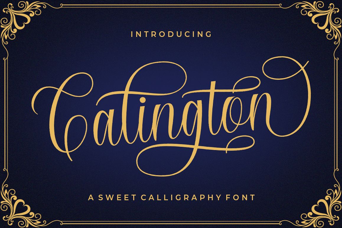 Calington Script example image 1