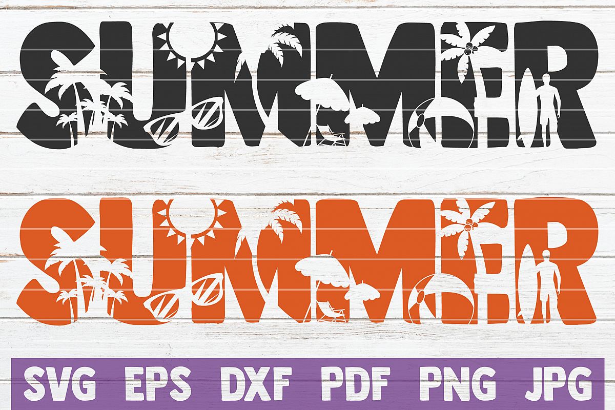 Download Summer SVG Cut File | commercial use (264151) | Cut Files ...