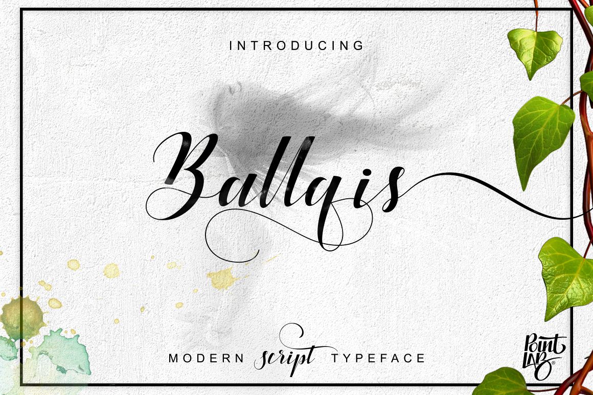 Ballqis Script_OFF 40% example image 1