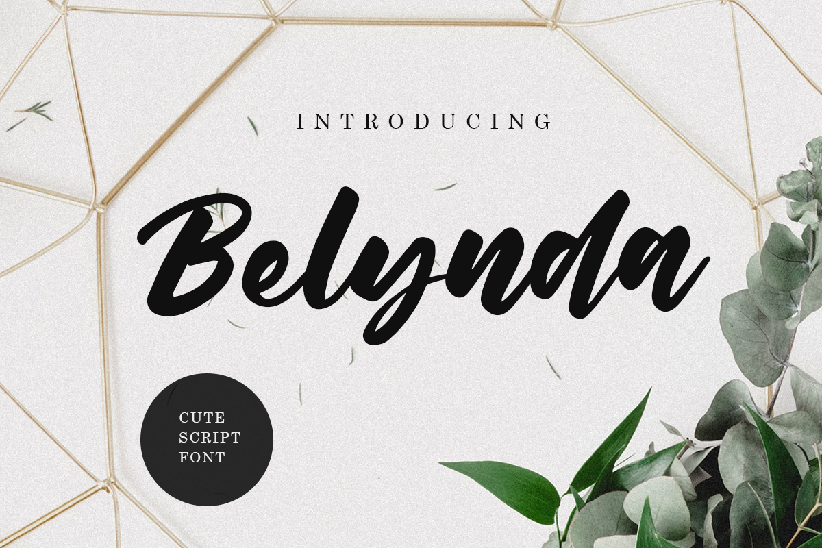 Belynda Font example image 1