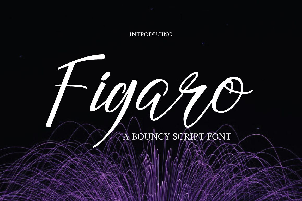 Figaro Font example image 1
