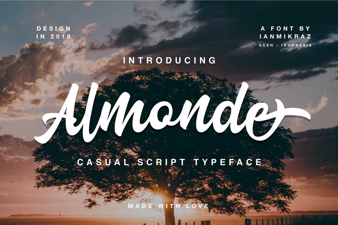 Almonde Script example image 1
