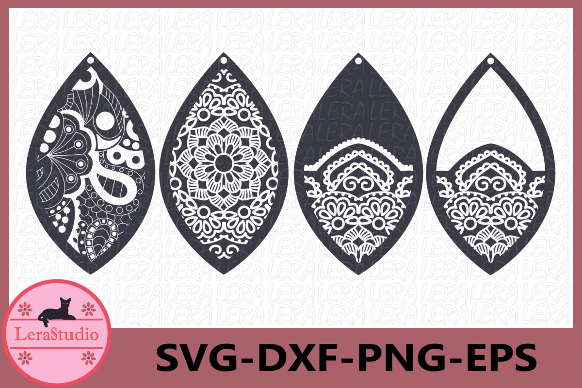 Download Mandala Earring Svg Design - Free Layered SVG Files