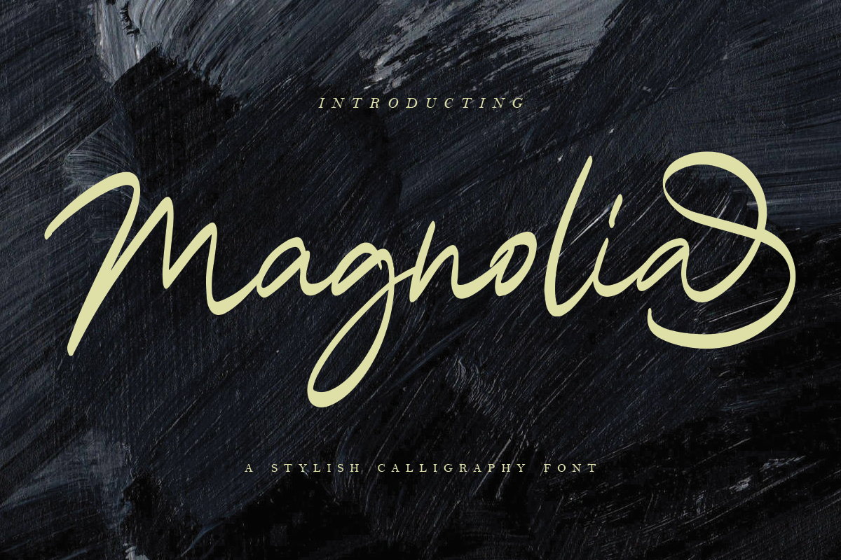 Magnolia A Stylish Calligraphy Font example image 1