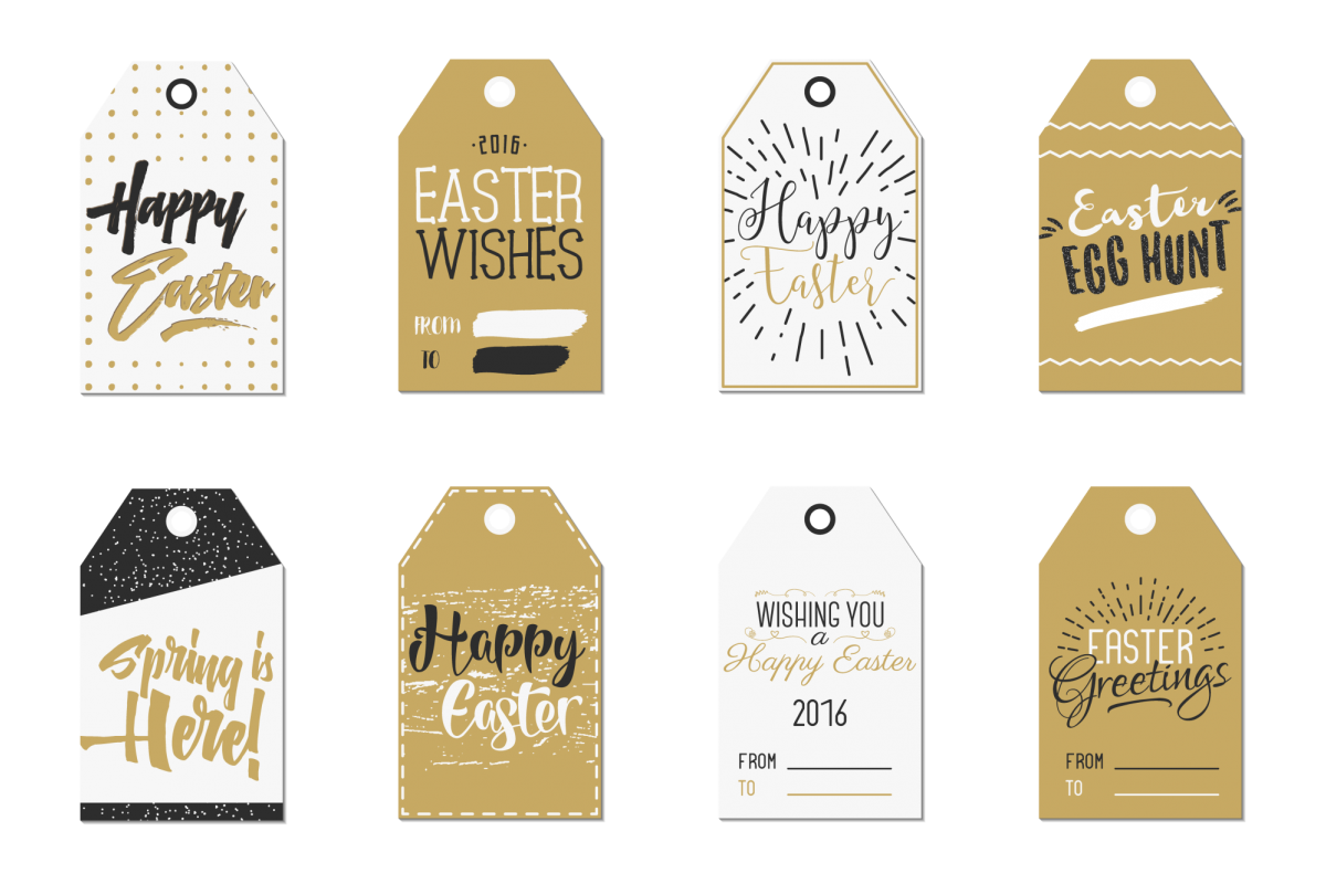 Easter Gift Tags Collection example image 1