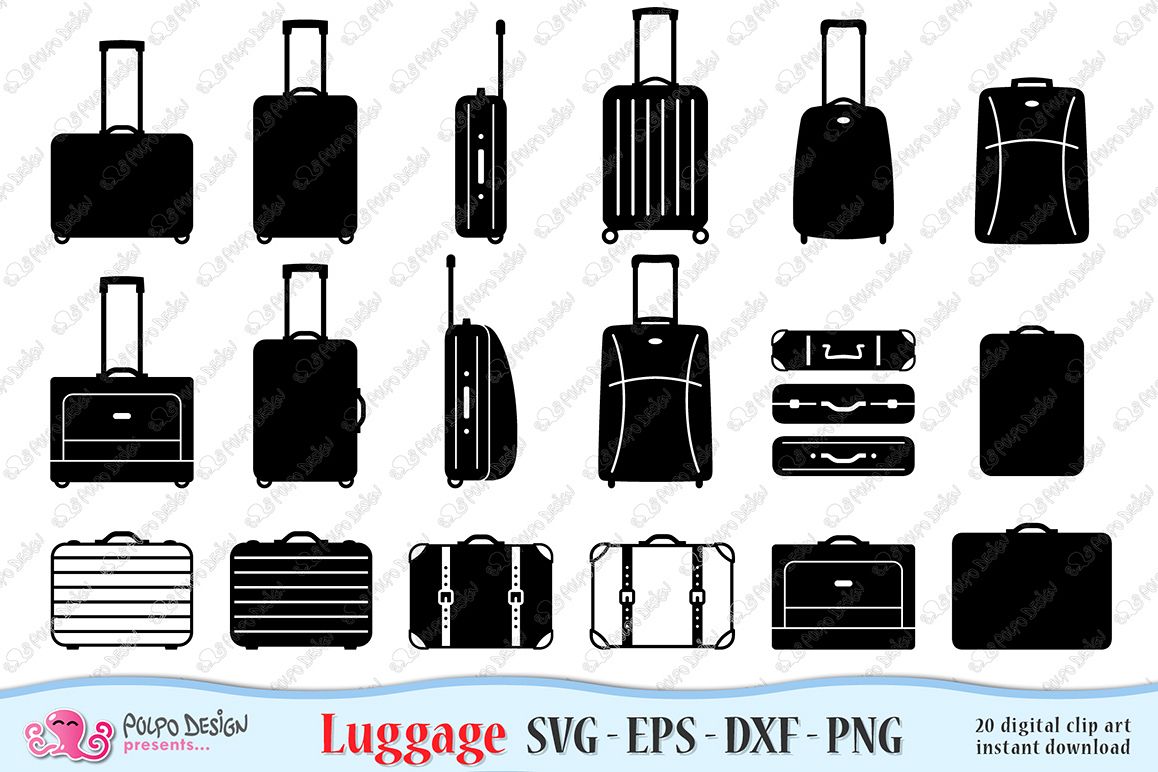 Luggage SVG example image 1