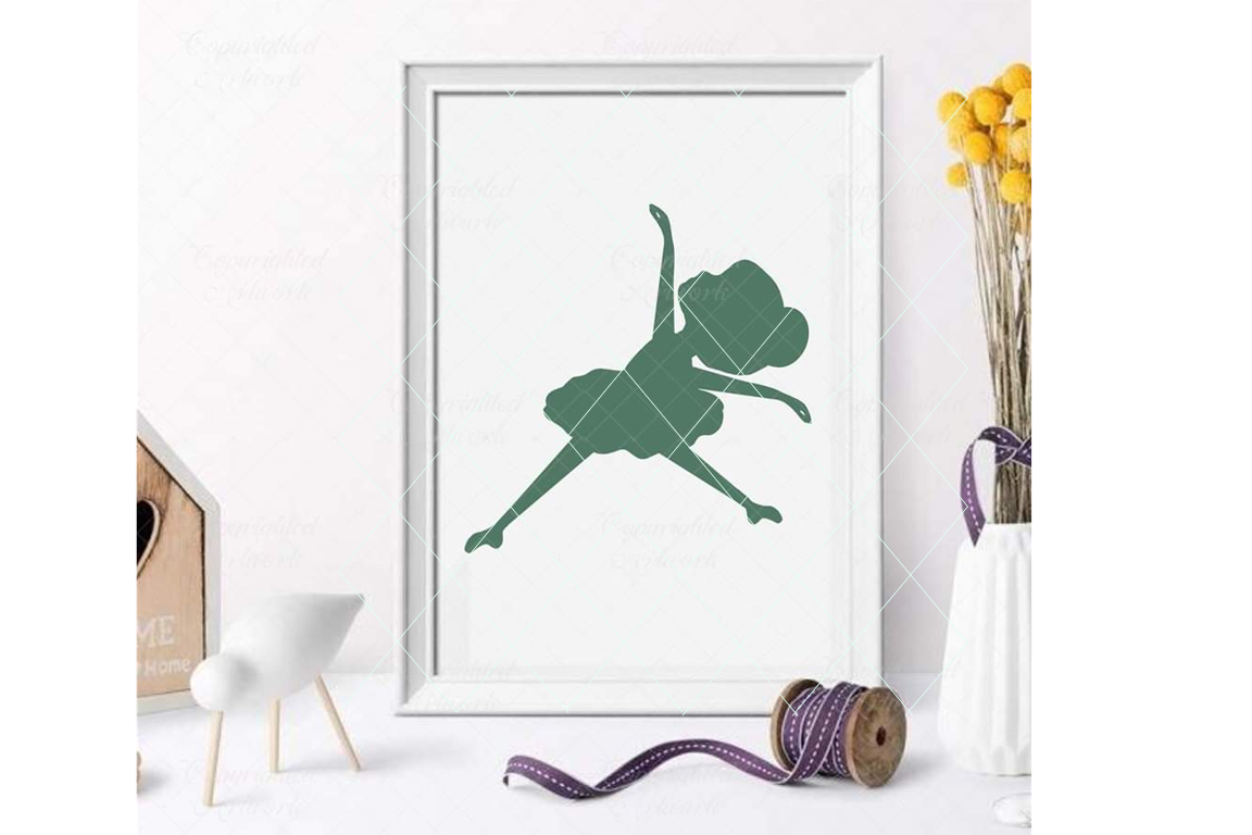 Ballerina svg, little ballerina svg, ballerina cut file example image 1