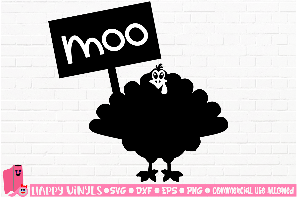 Funny Thanksgiving Turkey - A Thanksgiving SVG File (167360) | SVGs