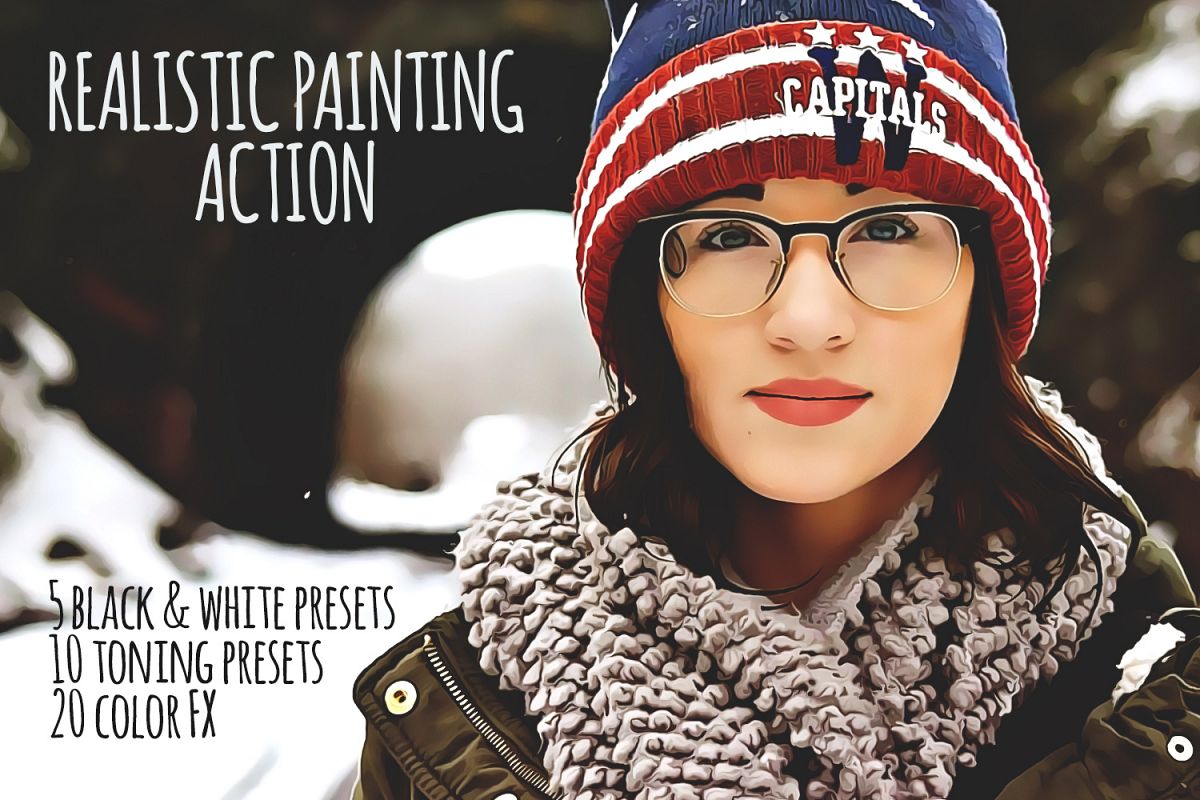 Realistic Painting Action example image 1