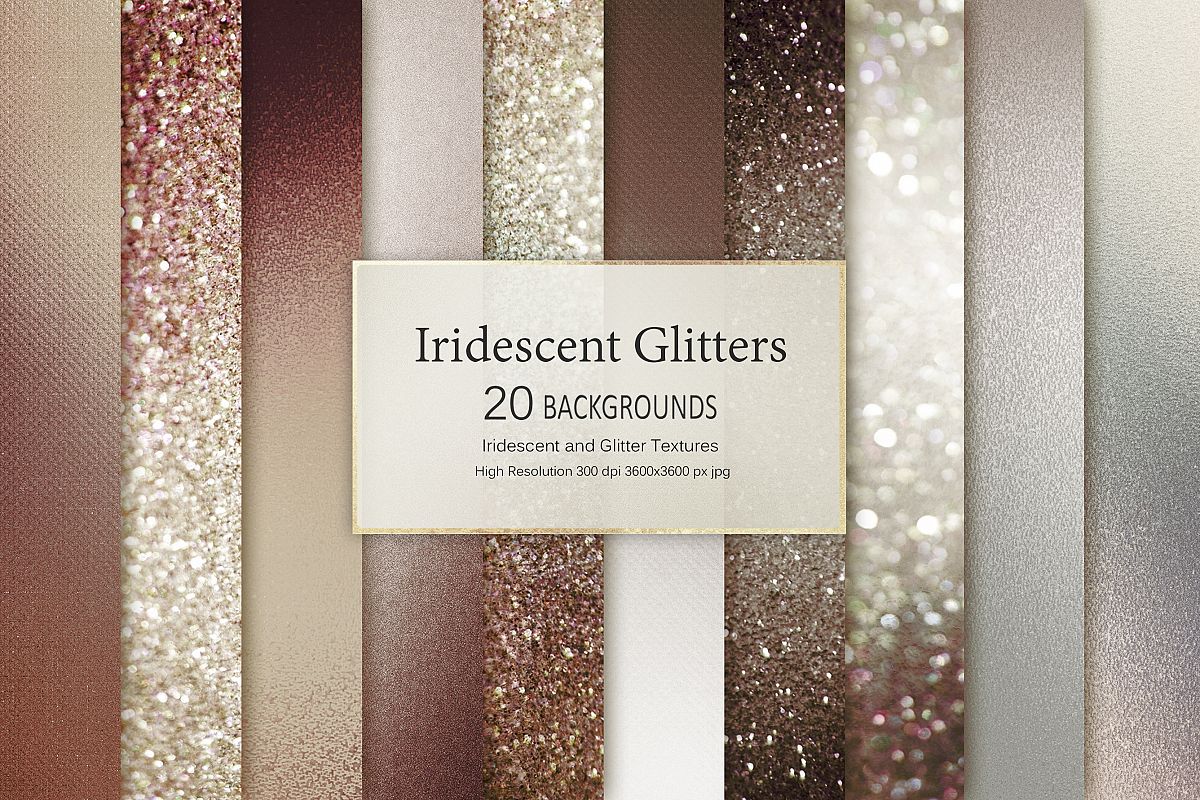 Iridescent and Glitter Textures example image 1