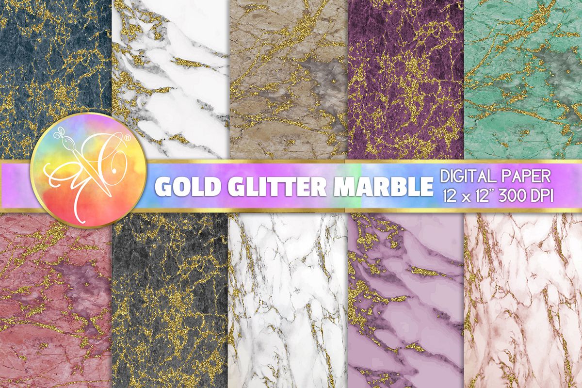 Marble Digital Paper, Marble Background example image 1