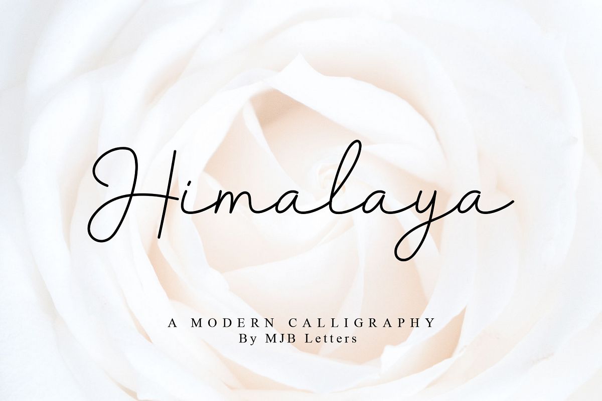 Himalaya Modern Calligraphy example image 1