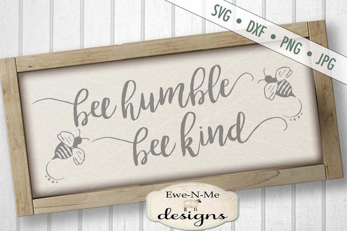 Download Bee Humble Bee Kind SVG DXF File