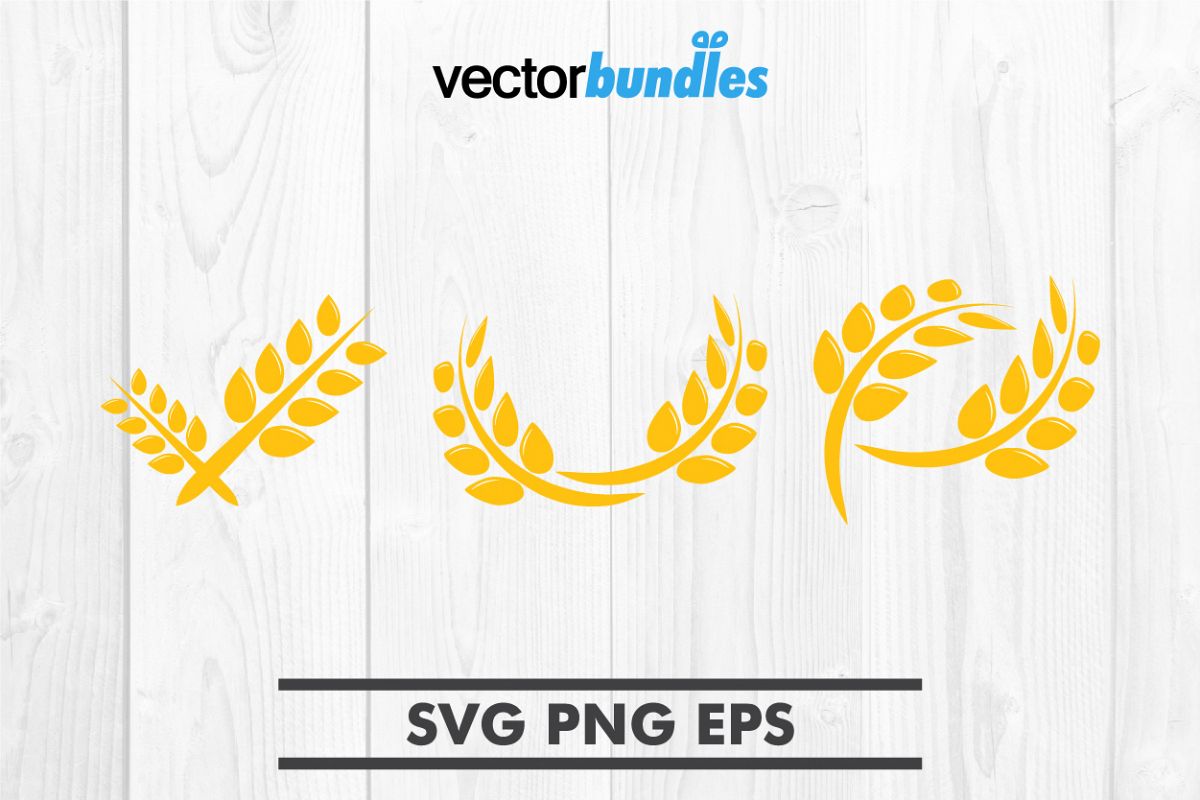 Agriculture wheat clip art svg example image 1