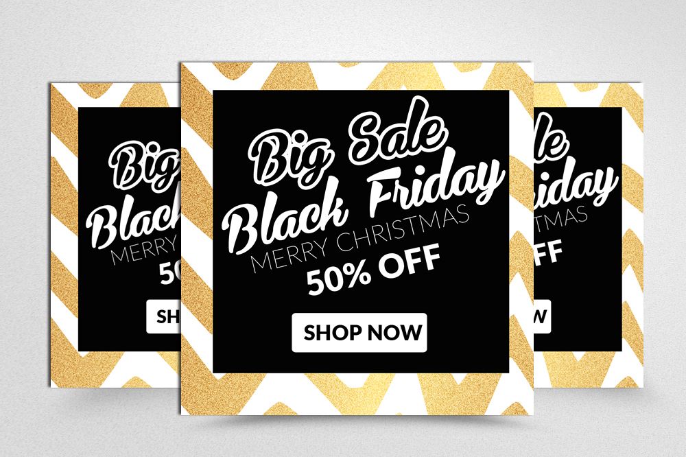 Black Friday Sale Banner Banner example image 1