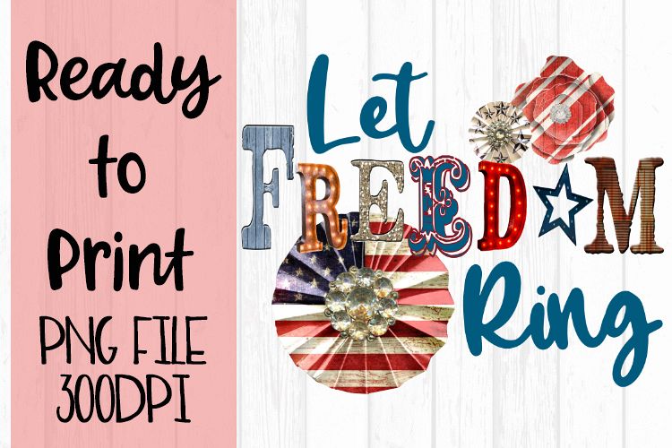 Let Freedom Ring Ready to Print example image 1