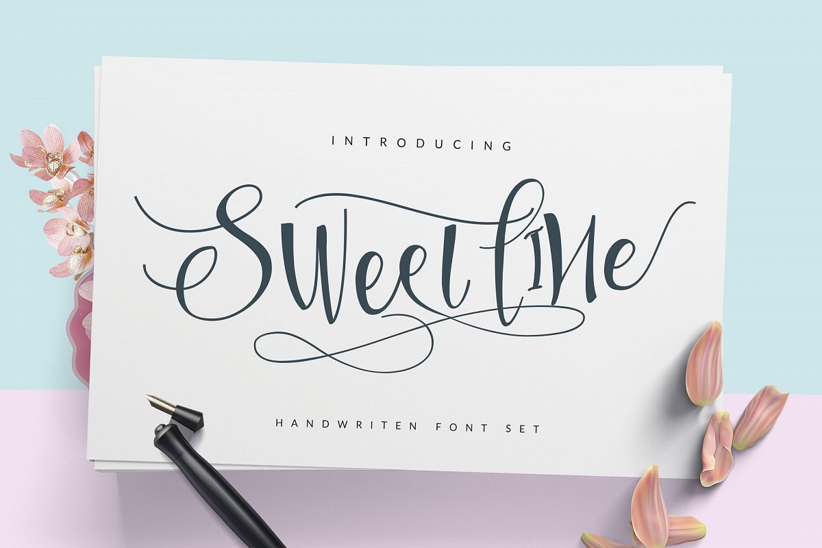 Sweetline Typeface example image 1