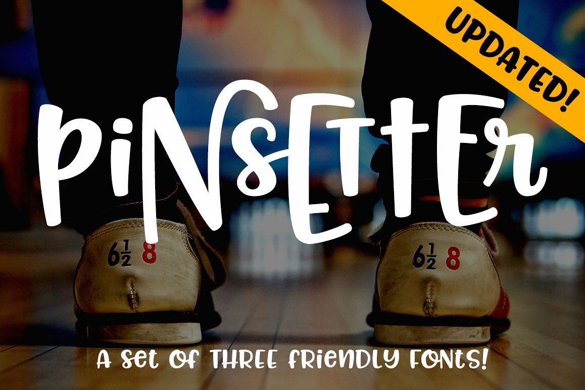 Pinsetter: three fun fonts! example image