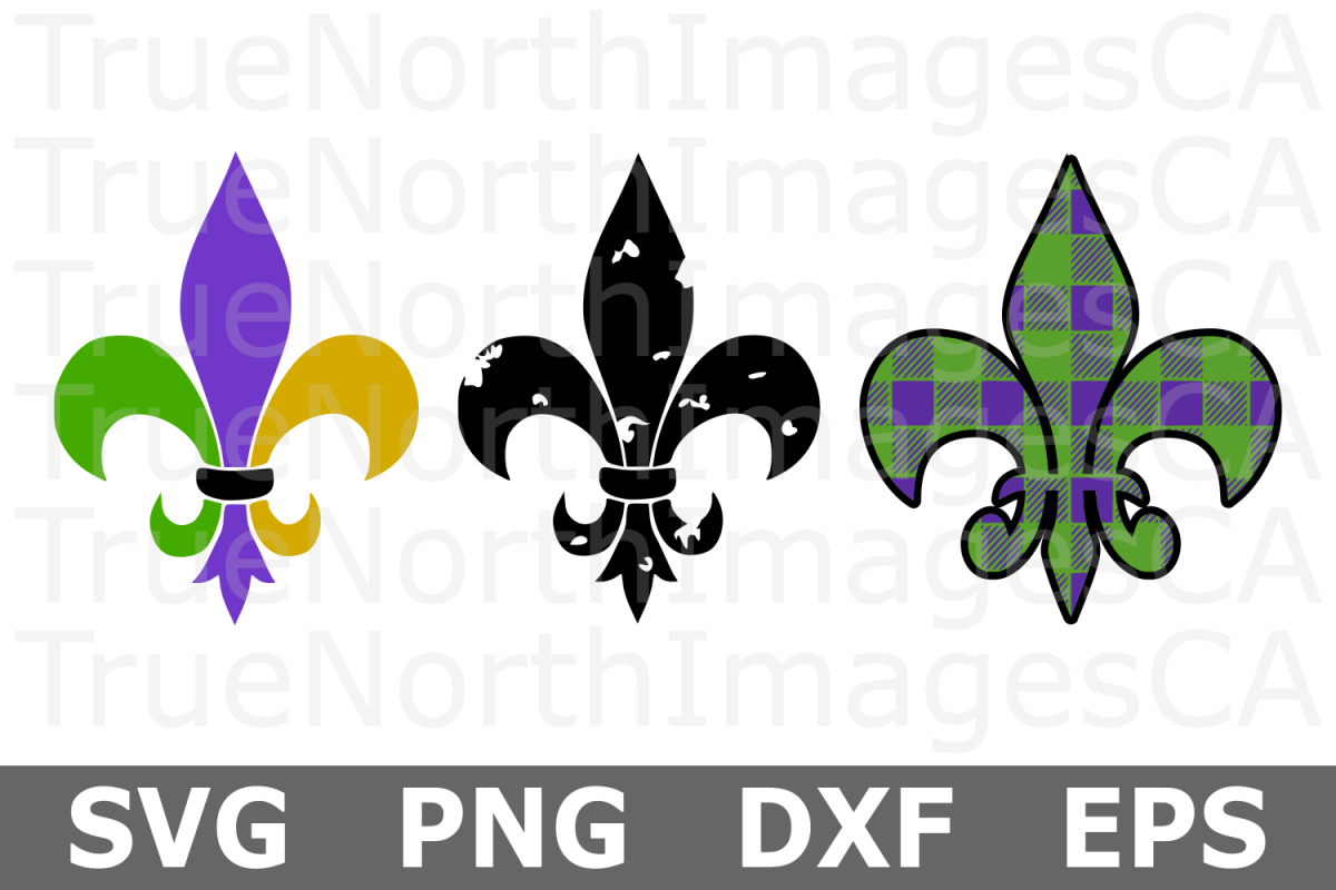 Fleur De Lis - A Mardi Gras SVG Cut File example image 1