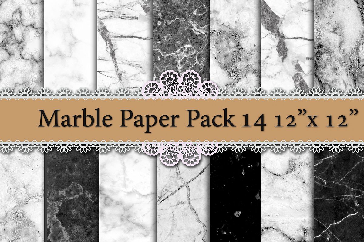 White marble paper example image 1