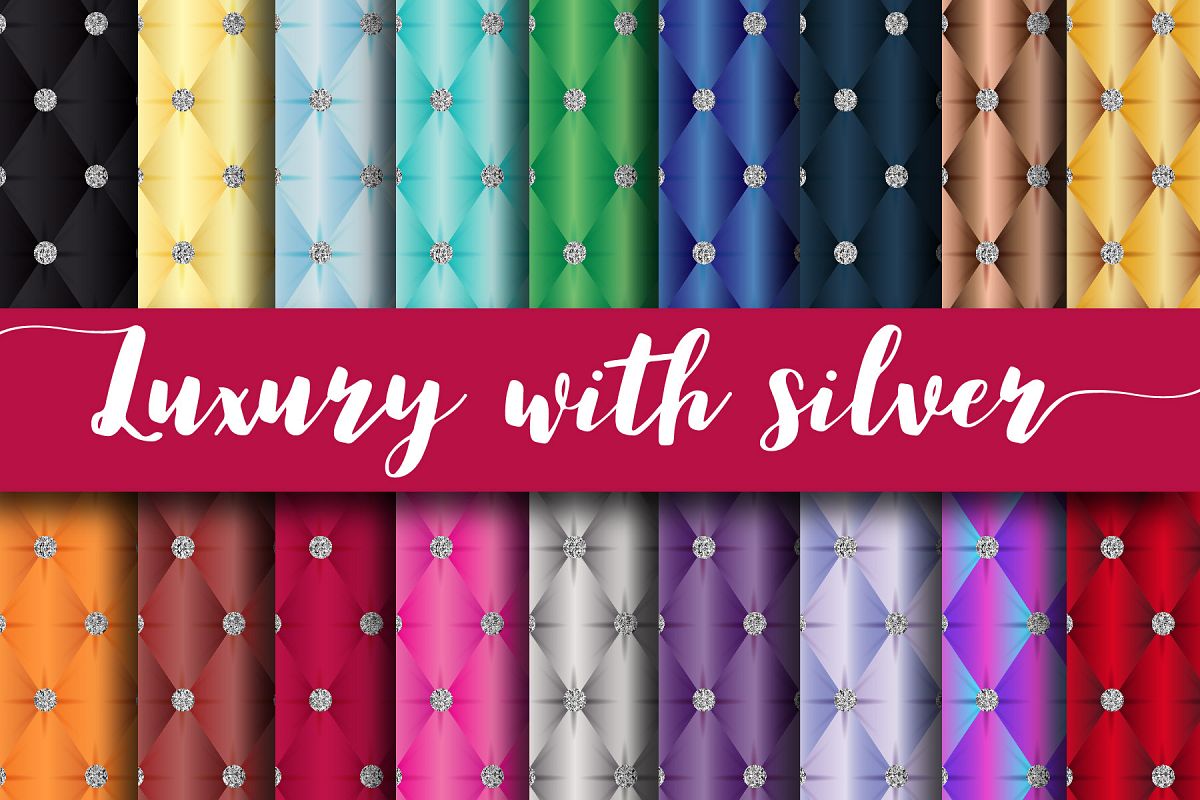 Luxury with silver buttons example image 1
