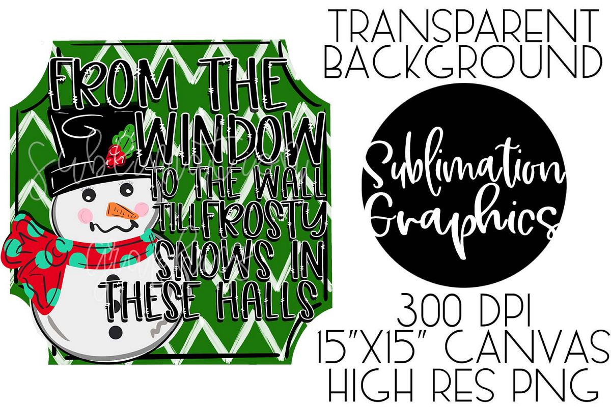 From The Window Sublimation Digital Download example image 1