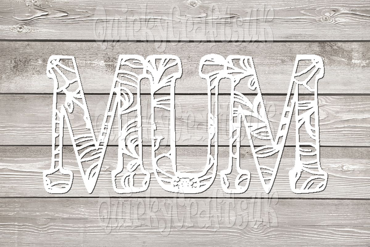 2 sets of MUM floral papercutting templates|PNG/PDF/SVG/DXF formats example image 1