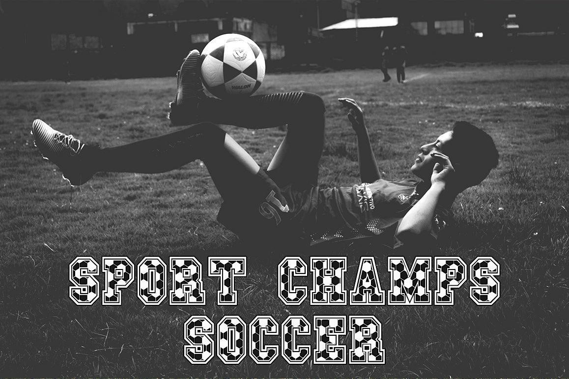 Sport Champs Soccer Font example image 1