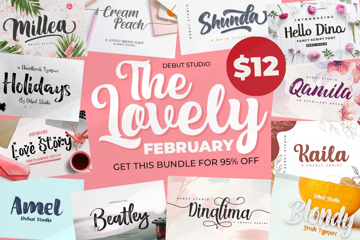 The Lovely February Bundle example image 1