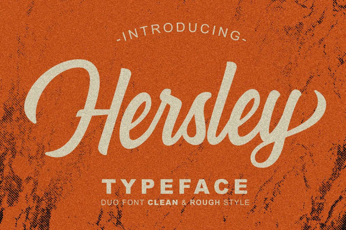 Hersley Typeface example image 1