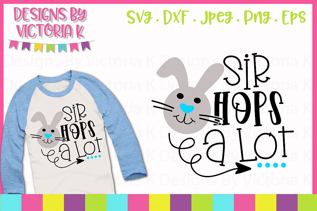 Sir Hops A Lot SVG Cut File example image 1