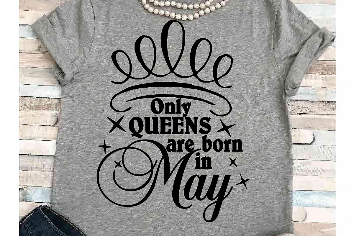 Download May svg SVG DXF JPEG Silhouette Cameo Cricut birthday girl svg iron on May birthday svg (86592 ...