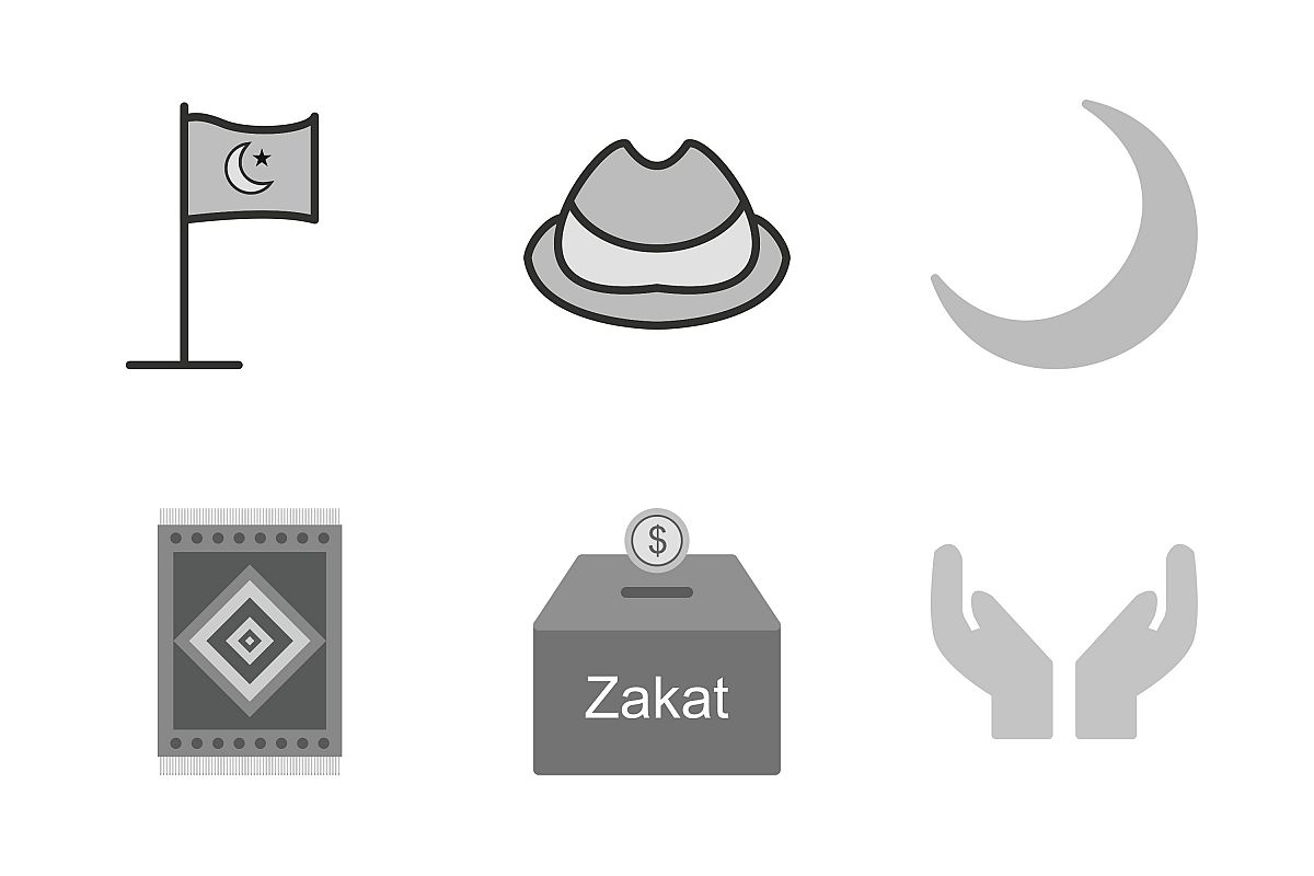 Set Of Ramadan Icons example image 1