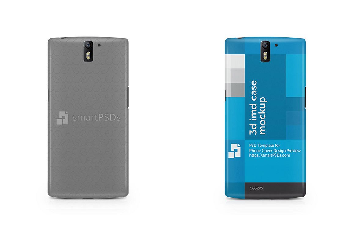 OnePlus One 3d IMD Mobile Case Design Mockup 2014 example image 1