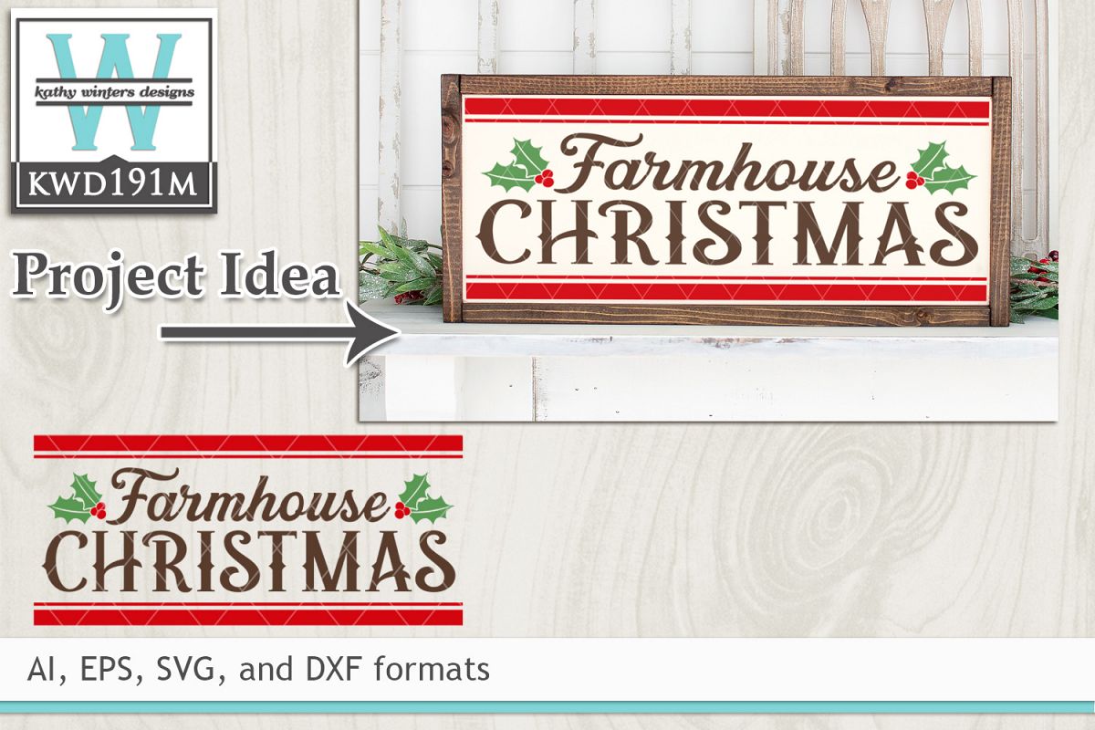 Christmas SVG - Farmhouse Christmas example image 1