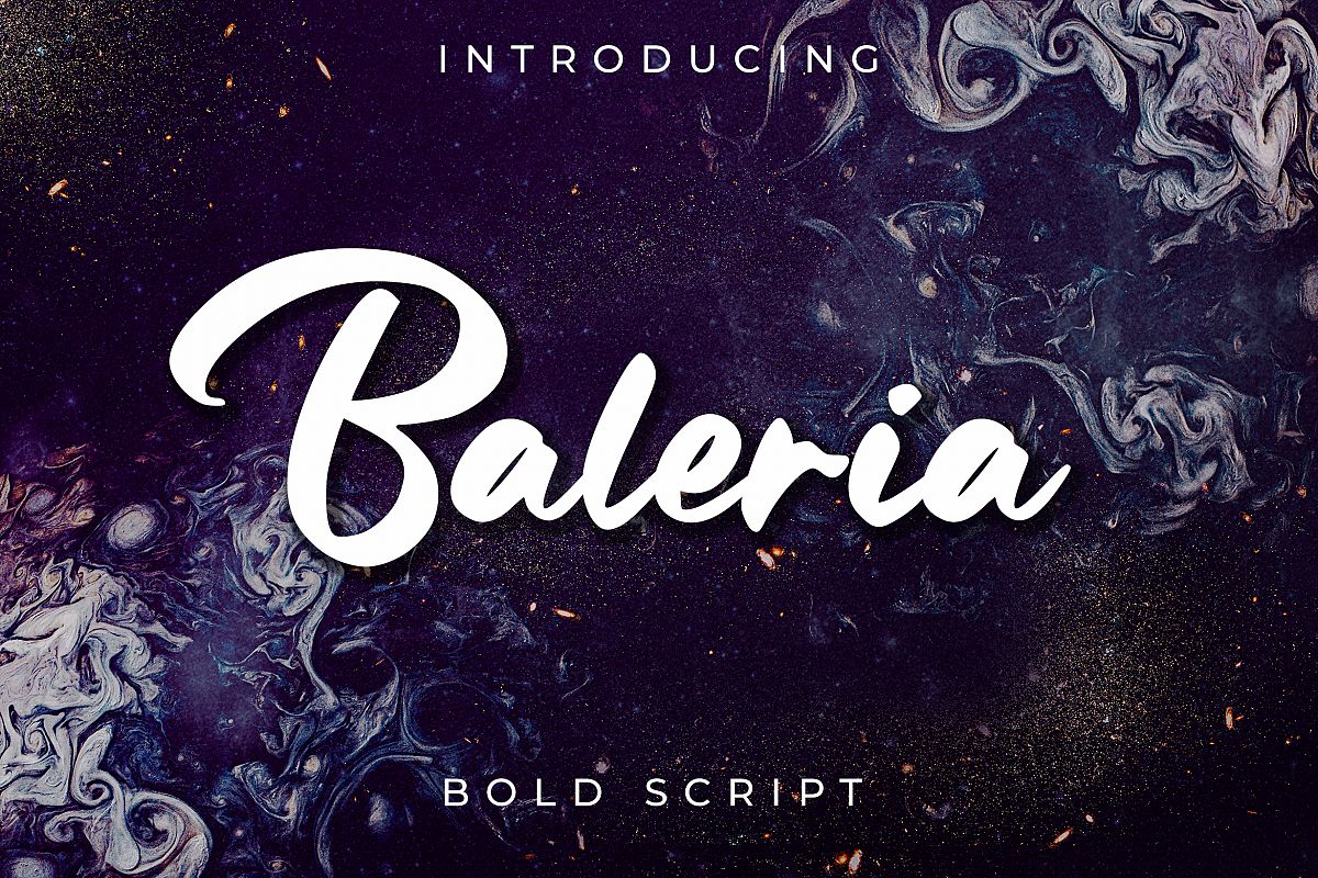 Baleria Script example image 1