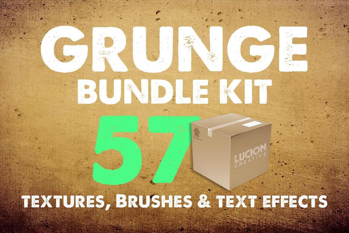 57 Essential Grunge Textures Pack example image 1