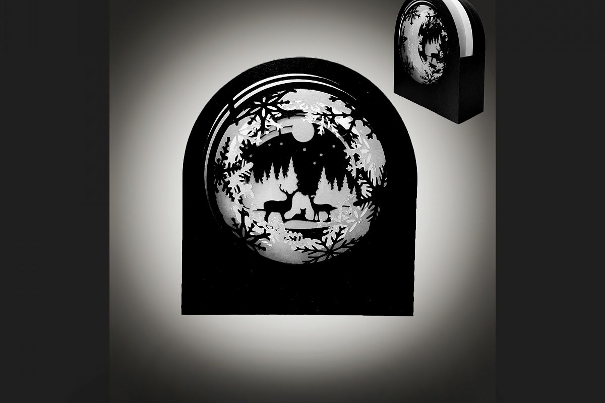 Snow Globe Winter Forest Dream example image 1