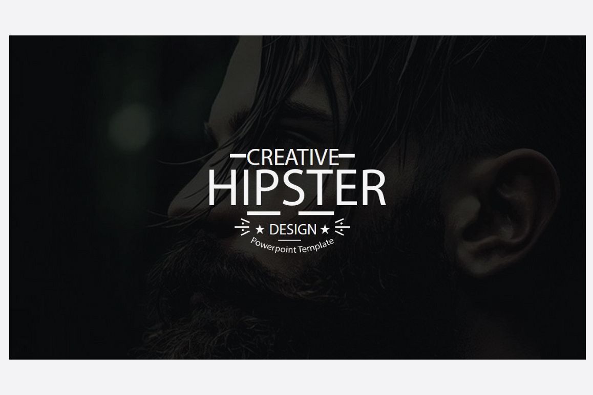Hipster business Powerpoint Template example image 1